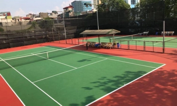 Top 5 danh sách sân tennis Hà Nội chất lượng và thoãi mái