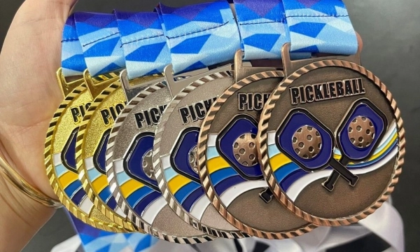 Khám phá top 10 mẫu huy chương pickleball nổi bật nhất thị trường hiện nay