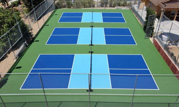 Cách phối màu sân pickleball chuẩn đẹp cho sân trong nhà và ngoài trời
