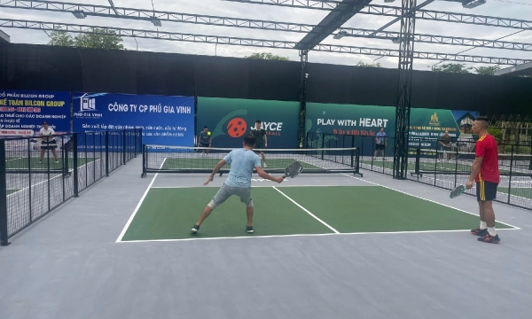 Review chi tiết sân Pickleball Jayce chất lượng và xịn xò tại Nghệ An