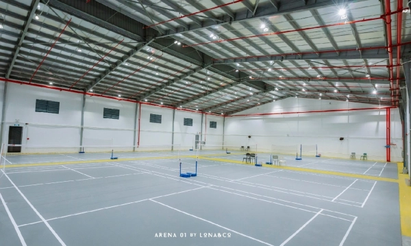 Khám phá sân cầu lông Arena.01 Đà Nẵng đẹp mắt và chất lượng