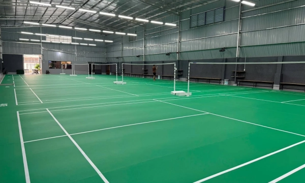 Khám phá chi tiết sân cầu lông & Pickleball Phú Đạt Bình Dương
