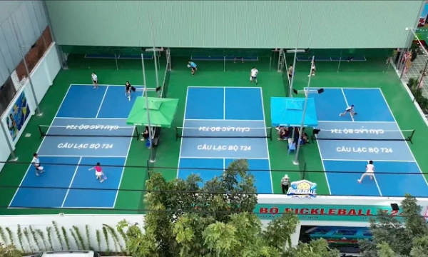 Khám phá sân Pickleball 724 chất lượng cao tại quận 12, TP.HCM