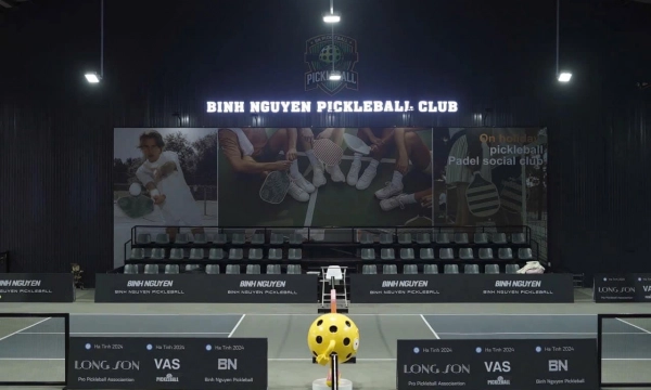 Review sân Pickleball Bình Nguyên Hà Tĩnh cụm sân hiện đại đạt chuẩn quốc tế