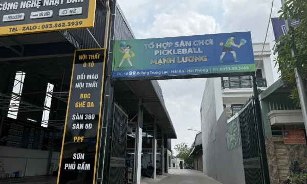 Review chi tiết sân Pickleball Mạnh Lương uy tín, chất lượng tại Hải Phòng