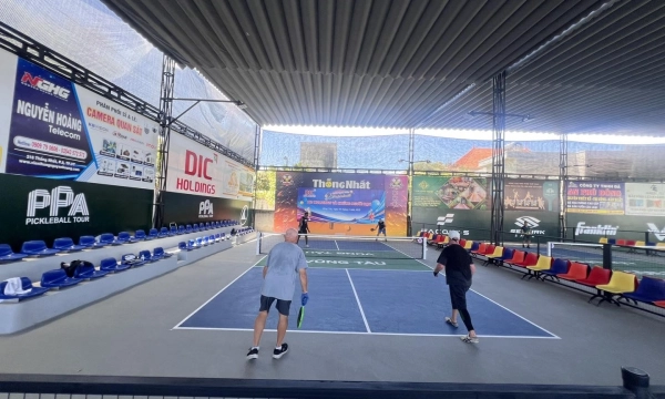 Review sân Pickleball Thống Nhất Vũng Tàu rộng rãi và hiện đại