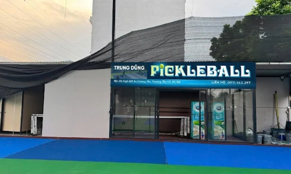 Sân pickleball Trung Dũng Hà Nội có gì đặc biệt? Review chi tiết cụm tại Tây Hồ