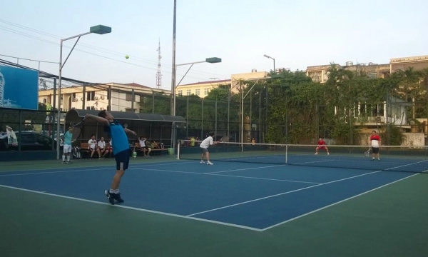 Trải nghiệm những tiện ích tại sân tennis đại học Thuỷ Lợi