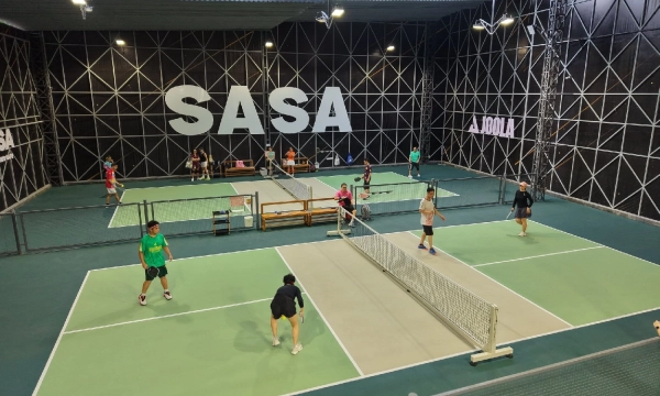 Review sân Sasa Pickleball Vũng Tàu đẹp, chất lượng, không gian sang xịn