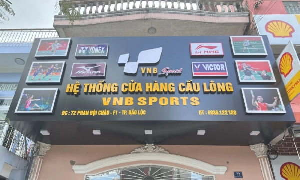 Shop cầu lông VNB Bảo Lộc – địa điểm bán vợt, đan vợt uy tín chất lượng