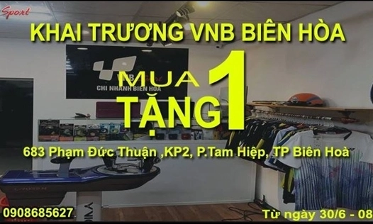 Hệ Thống Cửa Hàng Cầu Lông VNB Khai Trương Chi Nhánh Thứ 12 Tại Biên Hòa - Đồng Nai