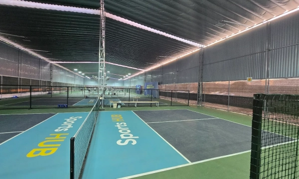 Review sân SportsHub Pickleball Phạm Hùng chuẩn quốc tế tại Hà Nội
