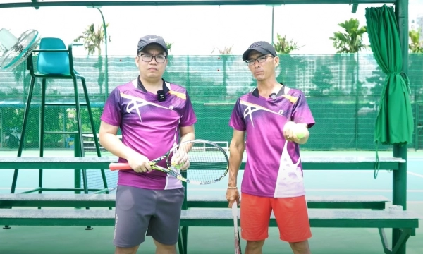 Các bài bổ trợ tập làm quen với bóng Tennis cho người mới