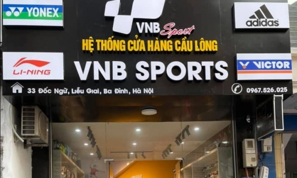 Tưng bừng khai trương Shop cầu lông Ba Đình, Hà Nội - VNB Sports thứ 33 với các khuyễn mãi Sale Up To 50%