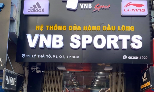 Tưng bừng Khai trương Shop cầu lông Quận 3 - VNB Sports với các ưu đãi giảm giá Sale Up To 50%