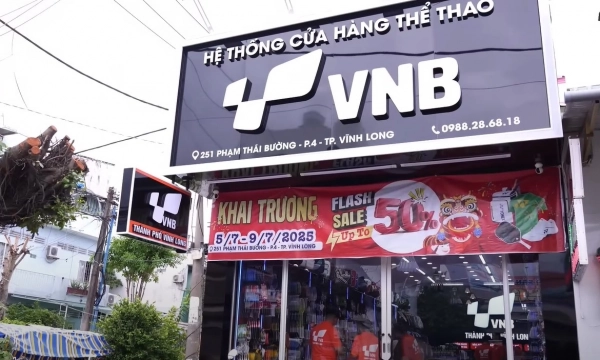 Ưa đãi lớn - Khuyến mãi khủng nhân dịp khai trương Cửa hàng thể thao VNB TP. Vĩnh Long