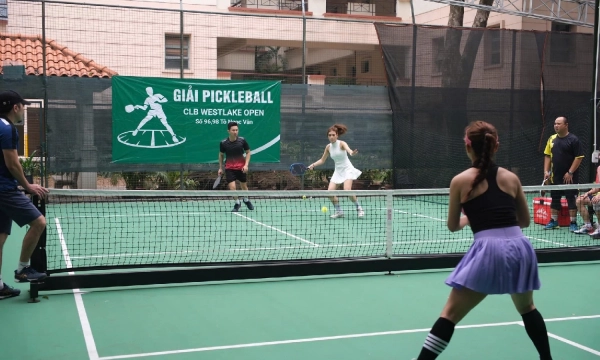 Review sân Westlake Pickleball Tây Hồ chi tiết, chất lượng từ A đến Z