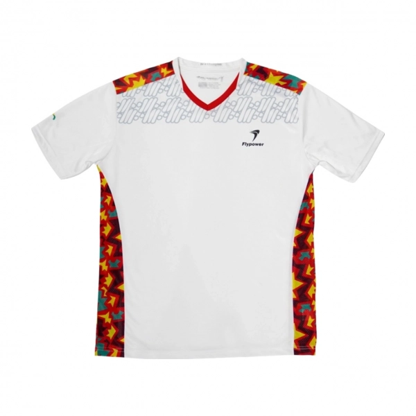 Áo Cầu Lông Flypower Agrapura Geni 02 Jersey White Chính Hãng