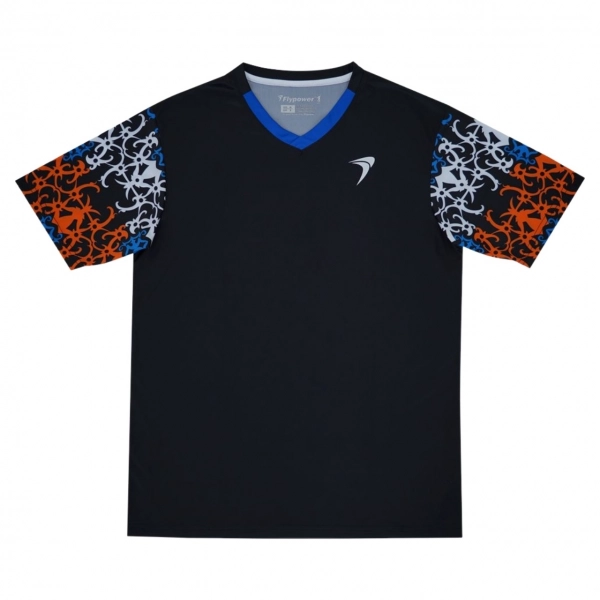 Áo cầu lông Flypower Krakatau 8 - Black chính hãng