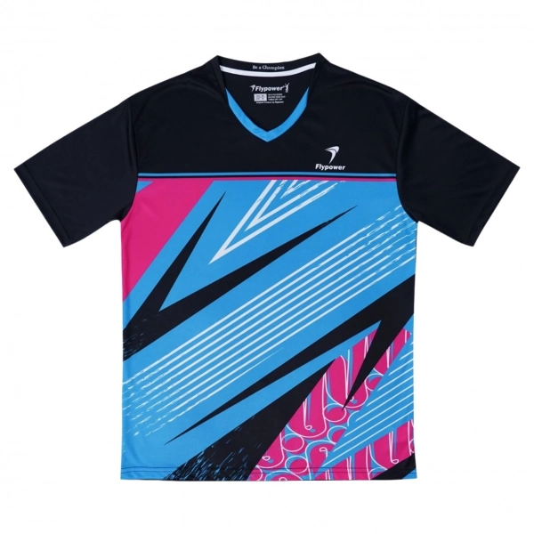 Áo cầu lông Flypower Rinjami 10 Jersey - Black chính hãng