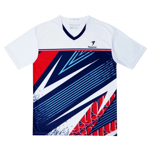 Áo cầu lông Flypower Rinjami 10 Jersey - White chính hãng