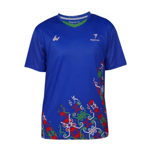 Áo Cầu Lông Flypower Rio Gold C2 Zest Jersey/Blue Chính hãng