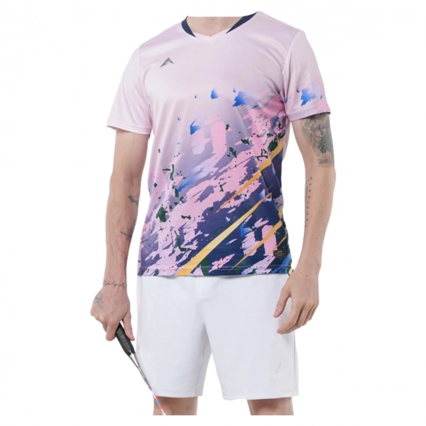 Áo cầu lông Kaiwin Forehand nam - Hồng chính hãng