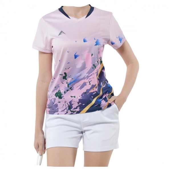 Áo cầu lông Kaiwin Forehand nữ - Hồng chính hãng