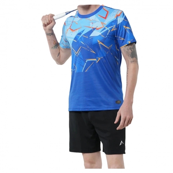 Áo cầu lông Kaiwin Robust nam - Xanh bích chính hãng