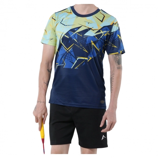 Áo cầu lông Kaiwin Robust nam - Xanh đen chính hãng