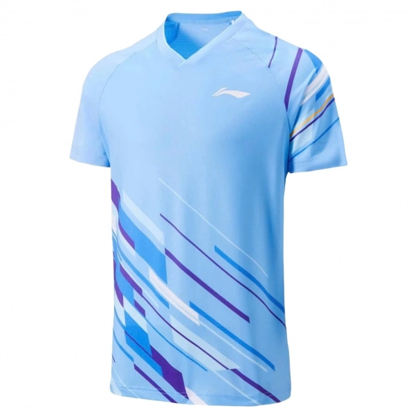 Áo cầu lông Lining 3136 nam - Xanh dương