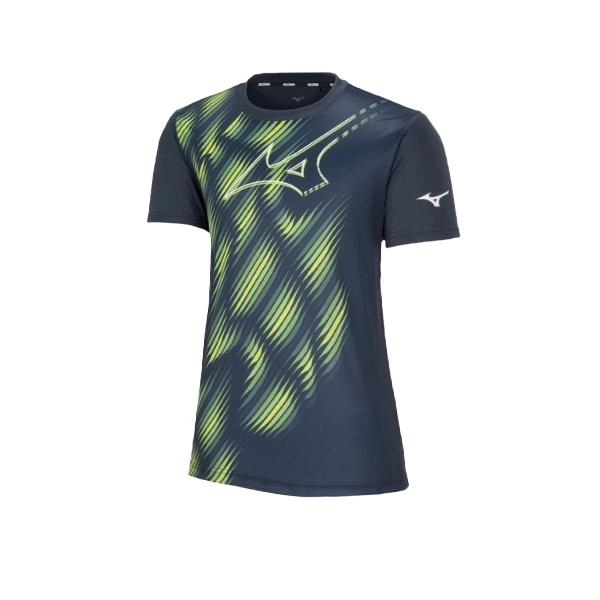 Áo cầu lông Mizuno VM1014 Nữ - Xám Đen Chuối