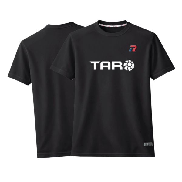 Áo cầu lông Taro TR01-26 nam - Đen chính hãng