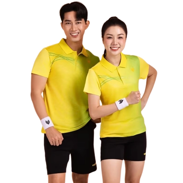 Áo cầu lông Victec AVT09 nữ - Vàng