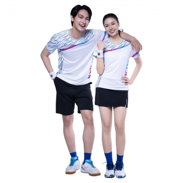 Áo cầu lông Victec PLV-253 Nữ - Trắng