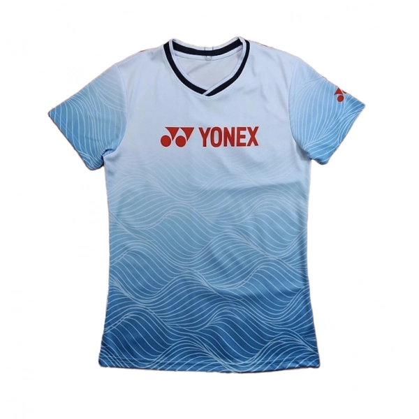 Áo cầu lông Yonex 103 nữ - Trắng xanh