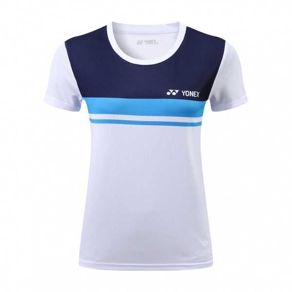 Áo cầu lông Yonex 6281 nữ - Trắng xanh