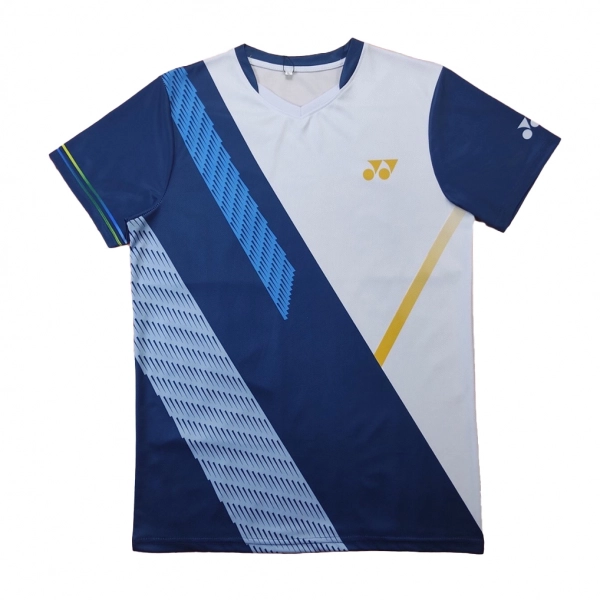 Áo cầu lông Yonex A304 nam - Xanh trắng