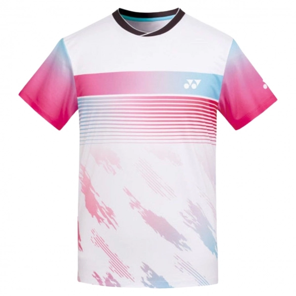 Áo cầu lông Yonex A349 Nam - Trắng hồng