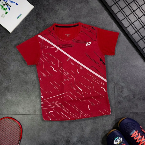 Áo cầu lông Yonex AT25 nam - Đỏ