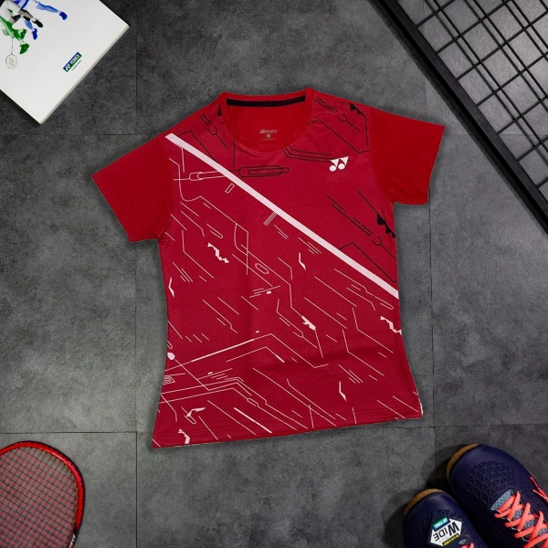 Áo cầu lông Yonex AT25 nữ - Đỏ