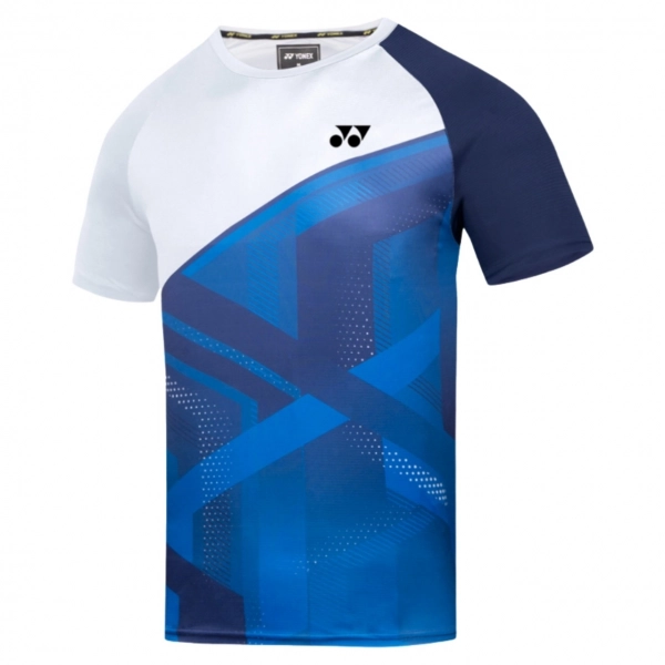 Áo cầu lông Yonex TRM2993 - White/Skipper Blue chính hãng