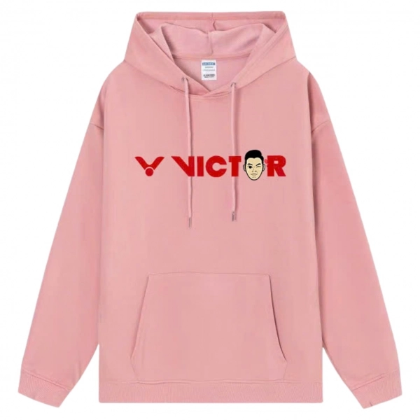 Áo hoodie lót bông Victor Vic03 - Hồng