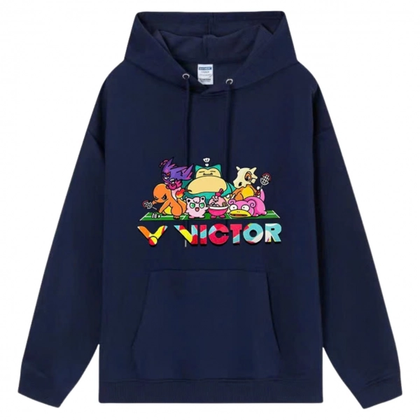 Áo hoodie lót bông Victor Vic06 - Xanh than