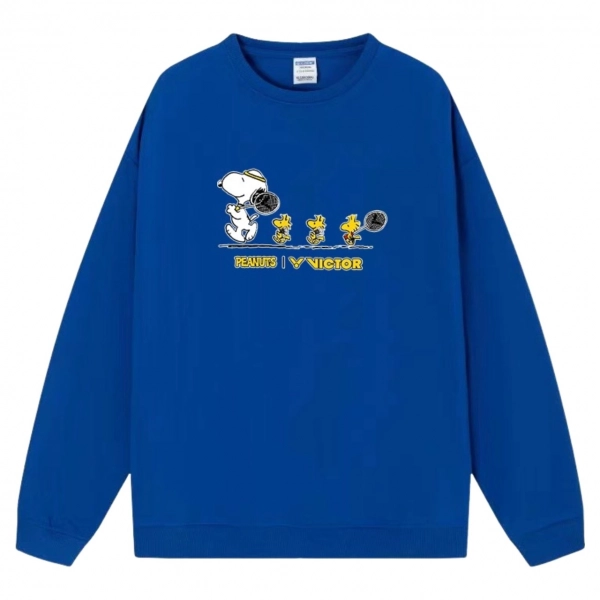 Áo Nỉ Tay Dài Victor Hình Peanuts - Xanh