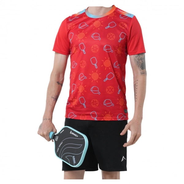 Áo Pickleball Kaiwin Cross nam - Đỏ chính hãng