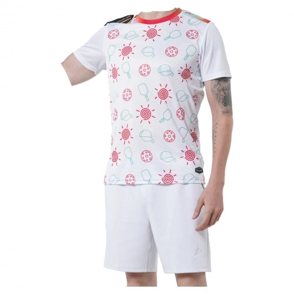 Áo Pickleball Kaiwin Cross nam - Trắng chính hãng