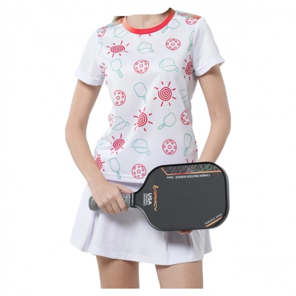 Áo Pickleball Kaiwin Cross nữ - Trắng chính hãng