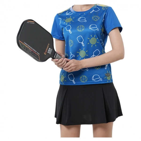 Áo Pickleball Kaiwin Cross nữ - Xanh bích chính hãng