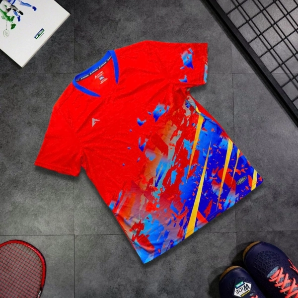 Áo Pickleball Kaiwin Forehand Nam - Đỏ chính hãng
